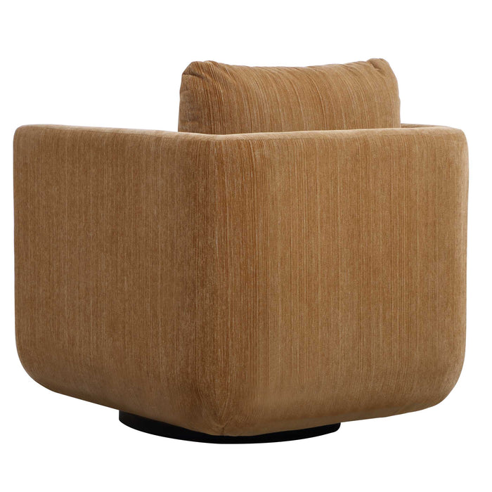 Abound Swivel Chair Ginger-Furniture-Uttermost-Lighting Design Store