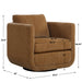 Abound Swivel Chair Ginger-Furniture-Uttermost-Lighting Design Store