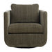 Abound Swivel Chair Textured Chenille In Herb-Furniture-Uttermost-Lighting Design Store