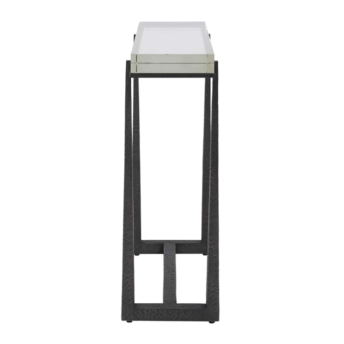 Midas Accent Table Dark Bronze-Furniture-Uttermost-Lighting Design Store