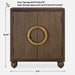 Mayenne Cabinet Warm Brass-Furniture-Uttermost-Lighting Design Store