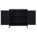 Beswick Cabinet Black Matte-Furniture-Uttermost-Lighting Design Store