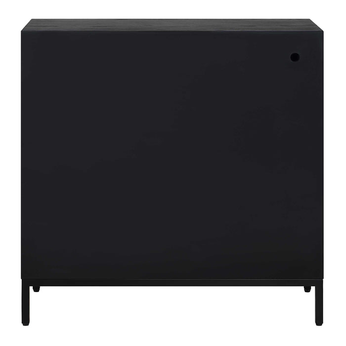 Beswick Cabinet Black Matte-Furniture-Uttermost-Lighting Design Store