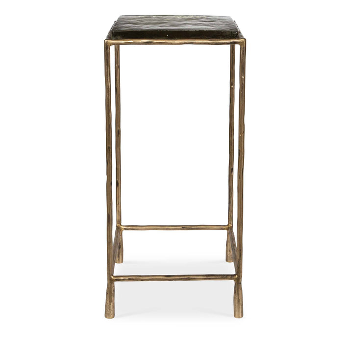 Ovard Accent Table Antiqued Gold-Furniture-Uttermost-Lighting Design Store