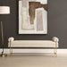 Bolster Bench Brushed Brass-Furniture-Uttermost-Lighting Design Store