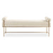 Bolster Bench Brushed Brass-Furniture-Uttermost-Lighting Design Store
