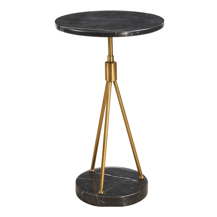 Rosston Accent Table Brass-Furniture-Uttermost-Lighting Design Store