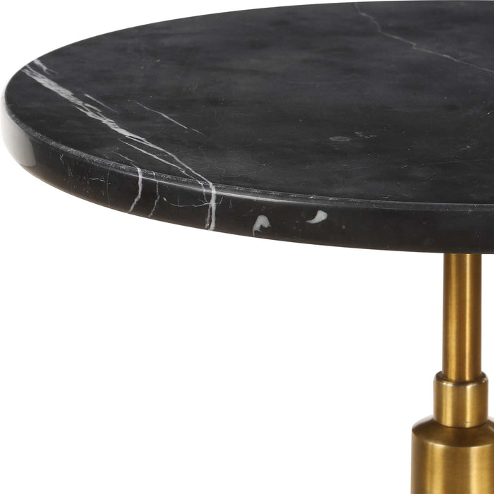 Rosston Accent Table Brass-Furniture-Uttermost-Lighting Design Store