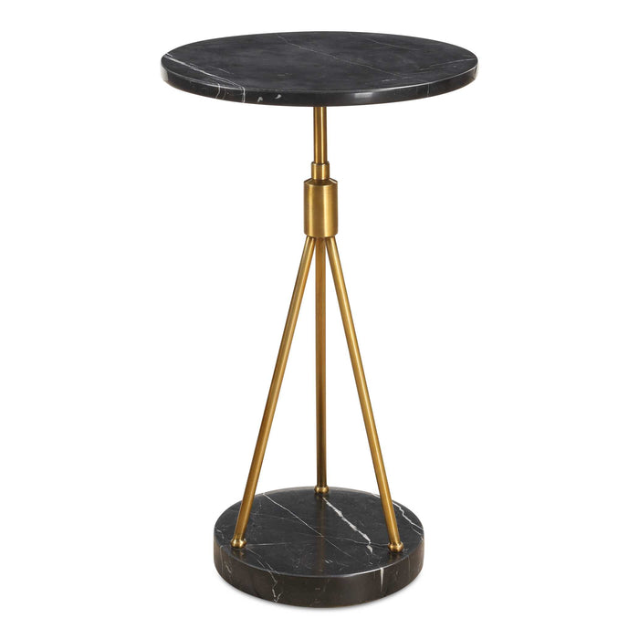 Rosston Accent Table Brass-Furniture-Uttermost-Lighting Design Store
