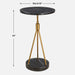 Rosston Accent Table Brass-Furniture-Uttermost-Lighting Design Store
