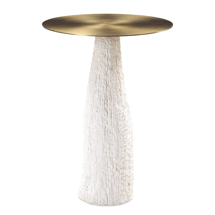 Hollen Accent Table White-Furniture-Uttermost-Lighting Design Store