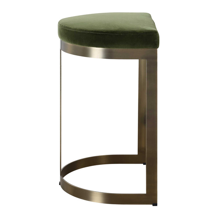 Ivanna Counter Stool Forged Iron-Furniture-Uttermost-Lighting Design Store