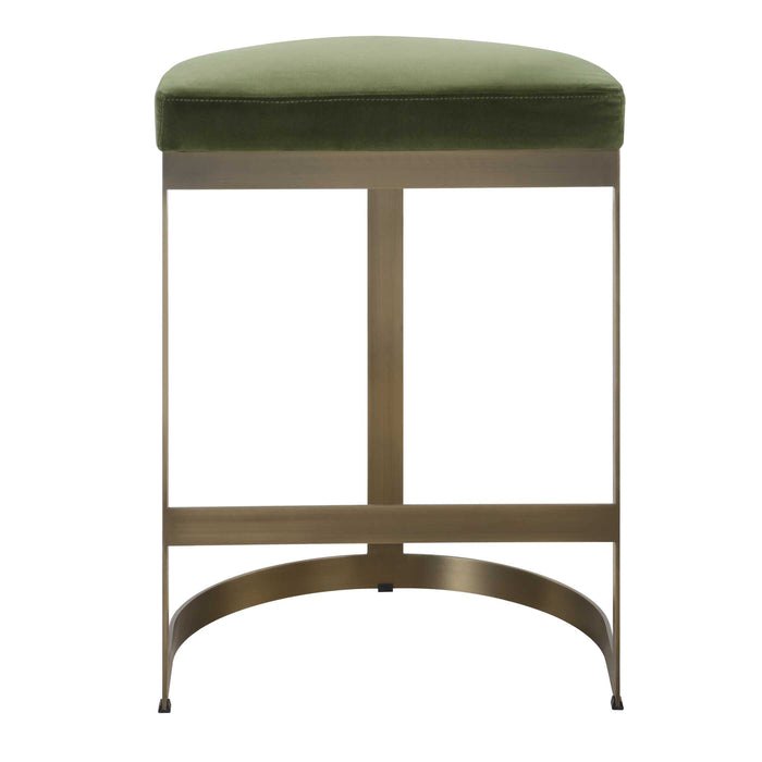 Ivanna Counter Stool Forged Iron-Furniture-Uttermost-Lighting Design Store