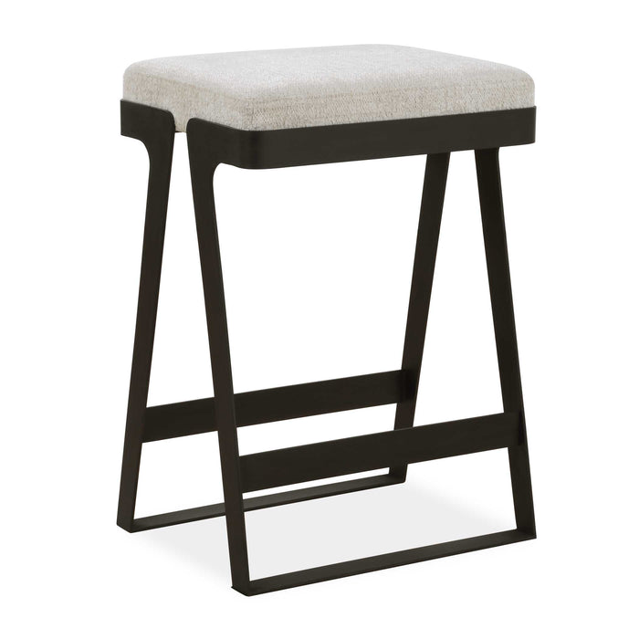 Hover Counter Stool Aged Black-Furniture-Uttermost-Lighting Design Store