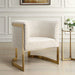 Bellina Chair Brushed Gold-Furniture-Uttermost-Lighting Design Store