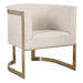 Bellina Chair Brushed Gold-Furniture-Uttermost-Lighting Design Store