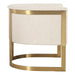 Bellina Chair Brushed Gold-Furniture-Uttermost-Lighting Design Store