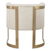 Bellina Chair Brushed Gold-Furniture-Uttermost-Lighting Design Store