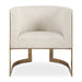 Bellina Chair Brushed Gold-Furniture-Uttermost-Lighting Design Store