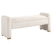 Caliste Bench Brushed Brass-Furniture-Uttermost-Lighting Design Store