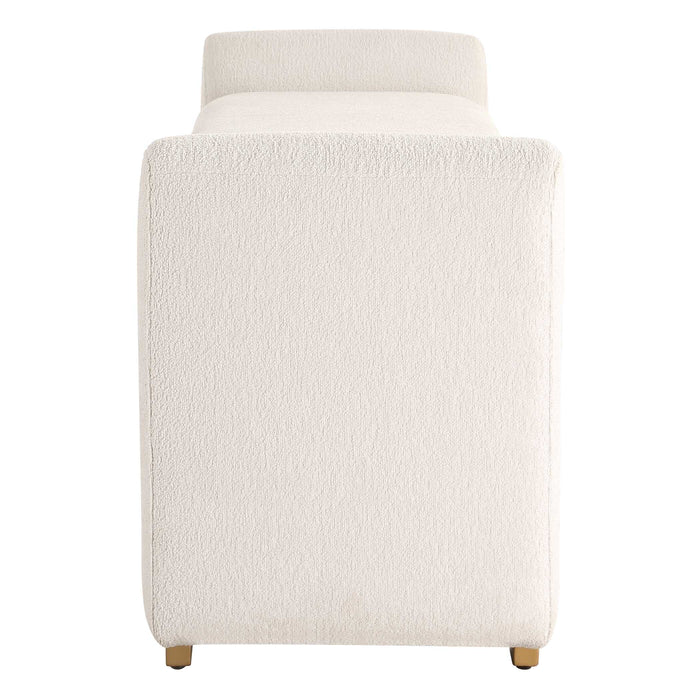 Caliste Bench Brushed Brass-Furniture-Uttermost-Lighting Design Store