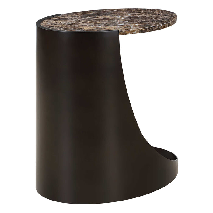 Welling Side Table Black-Furniture-Uttermost-Lighting Design Store