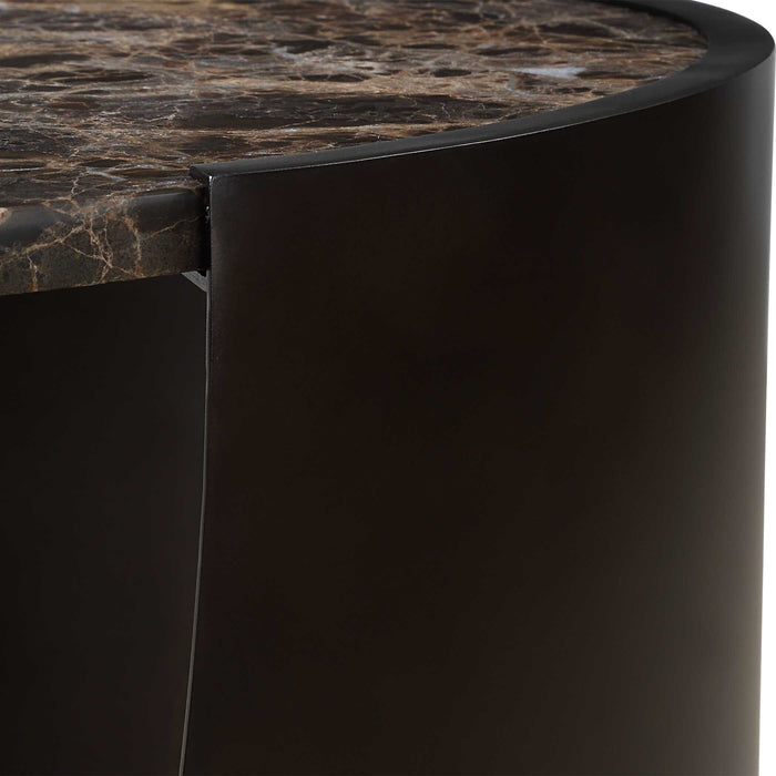 Welling Side Table Black-Furniture-Uttermost-Lighting Design Store