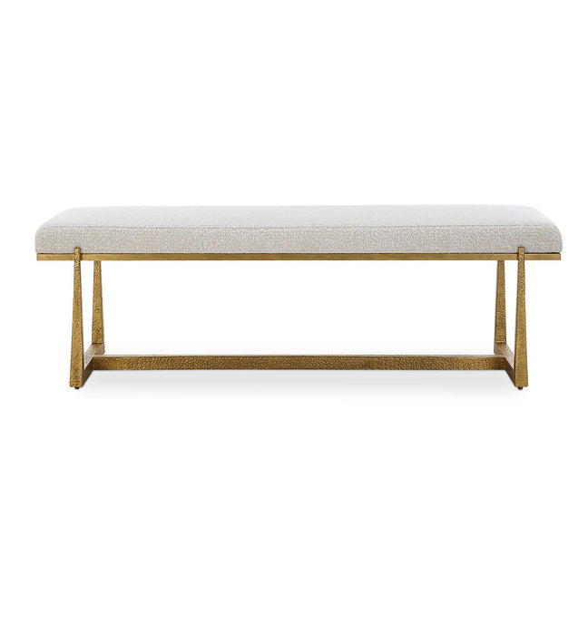 Midas Bench Antique Gold-Furniture-Uttermost-Lighting Design Store