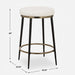 Ensemble Counter Stool Matte Black And Brushed Brass-Furniture-Uttermost-Lighting Design Store