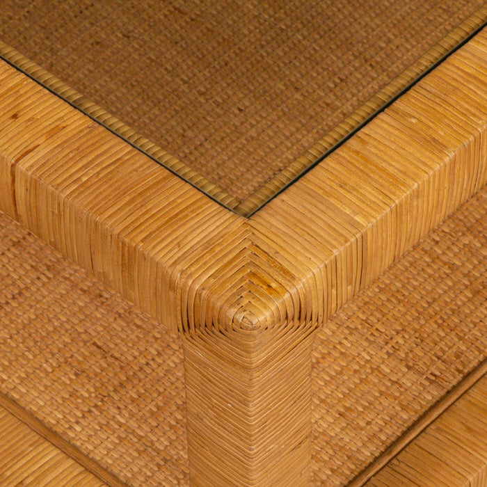 Kensing Coffee Table Natural Rattan-Furniture-Uttermost-Lighting Design Store