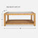 Kensing Coffee Table Natural Rattan-Furniture-Uttermost-Lighting Design Store