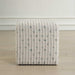 Joie Ottoman White-Furniture-Uttermost-Lighting Design Store