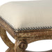 Karline Bench Antiqued Almond-Furniture-Uttermost-Lighting Design Store