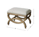 Karline Bench Antiqued Almond-Furniture-Uttermost-Lighting Design Store