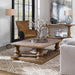 Stratford Cocktail Table Distressed Patina-Furniture-Uttermost-Lighting Design Store