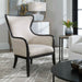 Sandy Chair Weathered Black-Furniture-Uttermost-Lighting Design Store