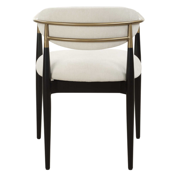 Moxie Dining Chair Matte Black-Furniture-Uttermost-Lighting Design Store
