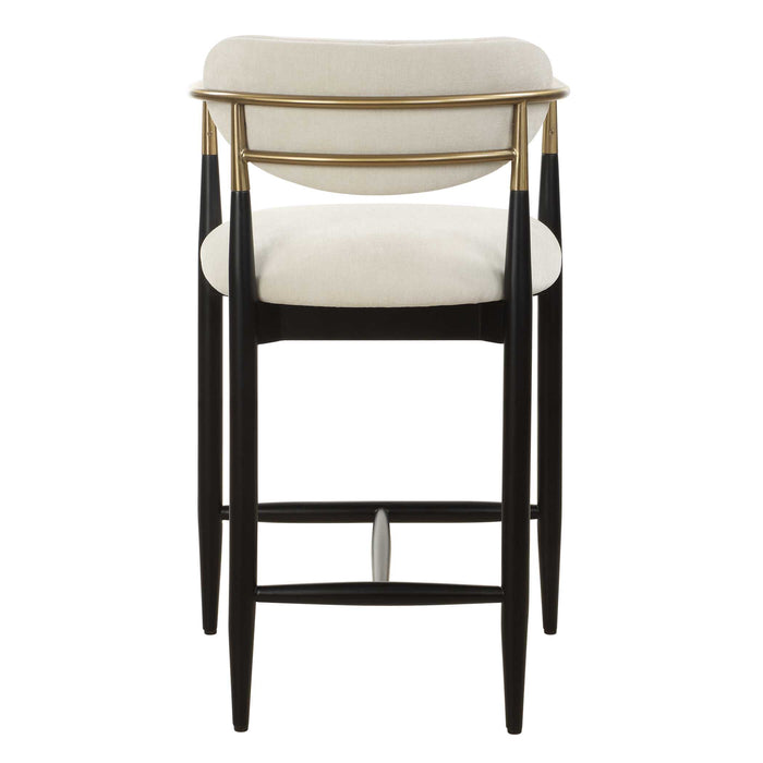 Moxie Counter Stool Matte Black-Furniture-Uttermost-Lighting Design Store