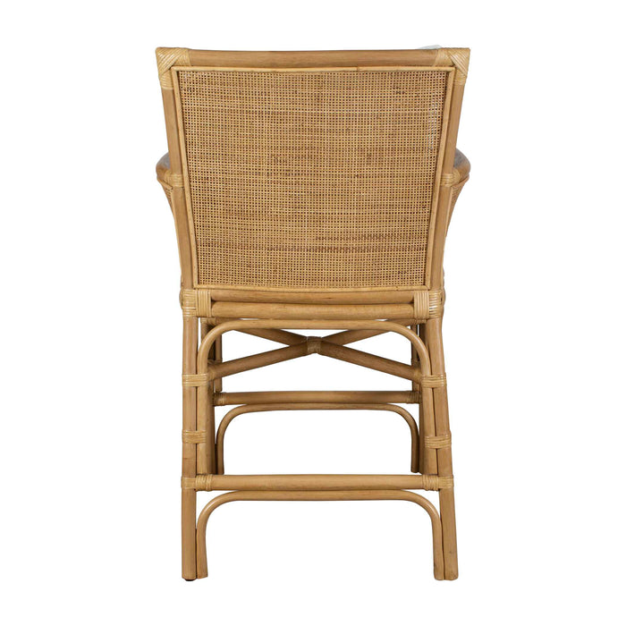 Pacific Counter Stool Natural Woven Rattan-Furniture-Uttermost-Lighting Design Store