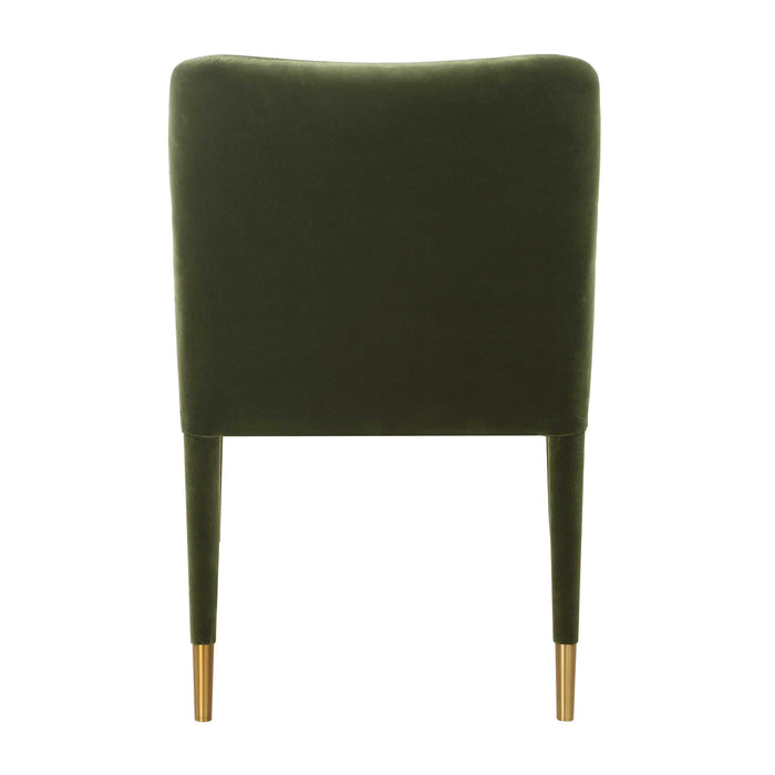 Conifer Dining Chair Brushed Brass-Furniture-Uttermost-Lighting Design Store