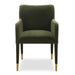 Conifer Dining Chair Brushed Brass-Furniture-Uttermost-Lighting Design Store