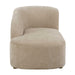 Fae Arm Chaise Lounge Flax-toned Crosshatched Velvet-Furniture-Uttermost-Lighting Design Store