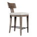 Cellini Counter Stool Weathered Gray-Furniture-Uttermost-Lighting Design Store