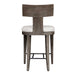 Cellini Counter Stool Weathered Gray-Furniture-Uttermost-Lighting Design Store
