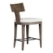 Cellini Counter Stool Weathered Gray-Furniture-Uttermost-Lighting Design Store
