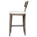 Cellini Bar Stool Weathered Gray-Furniture-Uttermost-Lighting Design Store