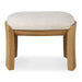 Port Bench Textured White-Furniture-Uttermost-Lighting Design Store