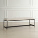 Halston Bench Matte Black-Furniture-Uttermost-Lighting Design Store