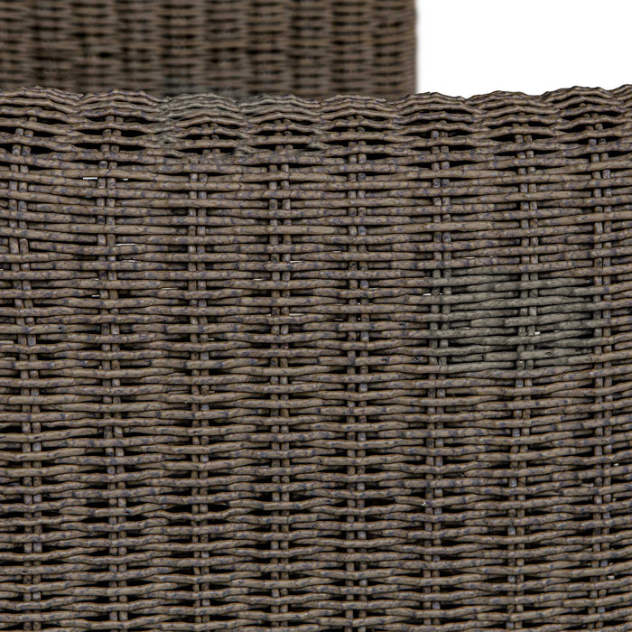 Tropic Lounge Chair Wicker Frame In Mocha-Furniture-Uttermost-Lighting Design Store