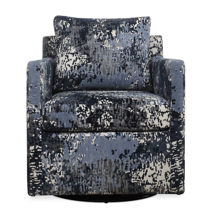 Tisdell Chair White, Gray, And Indigo-Furniture-Uttermost-Lighting Design Store